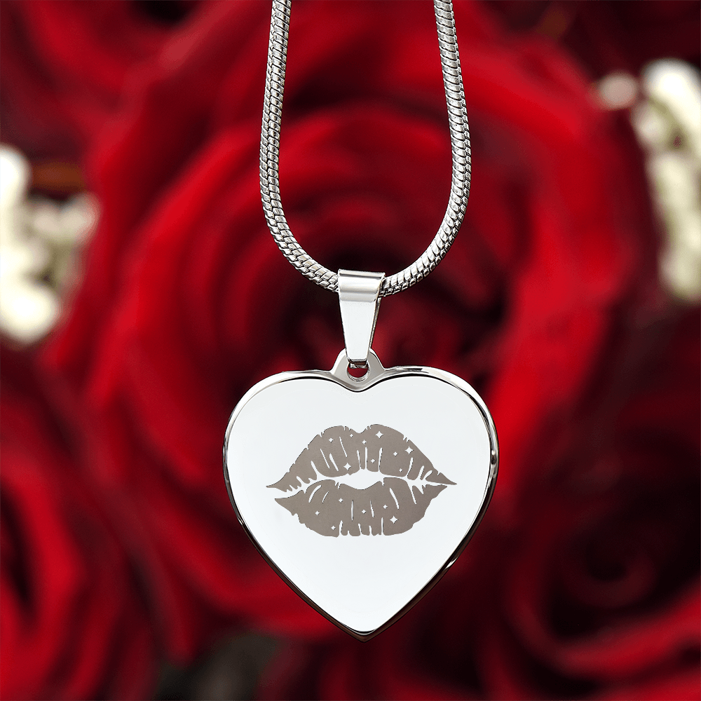Kiss Heart Necklace