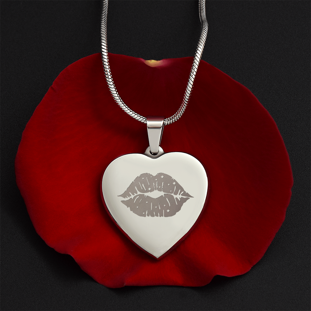 Kiss Heart Necklace