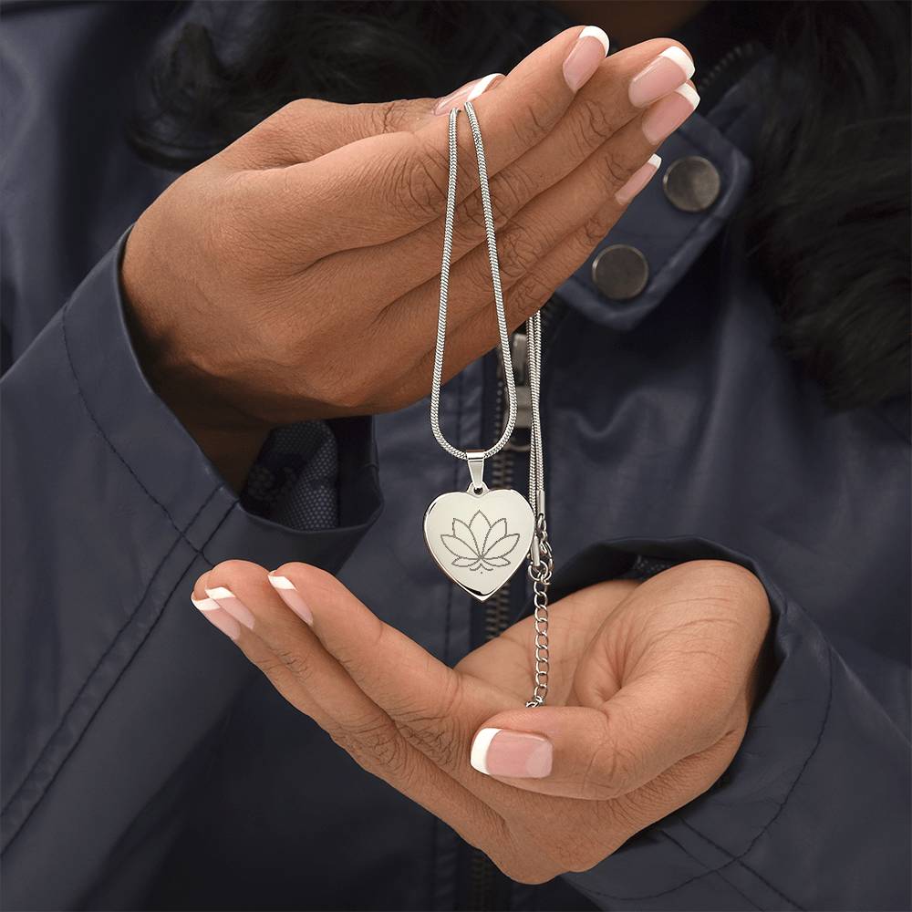 Lotus Heart Necklace