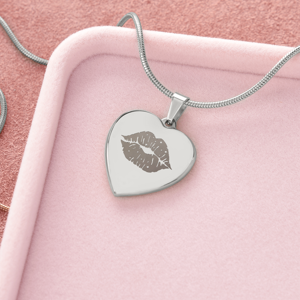 Kiss Heart Necklace