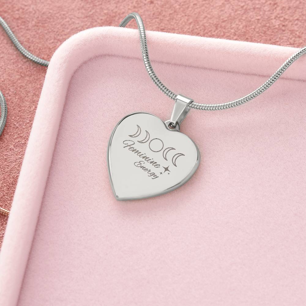 Feminine Energy Heart Necklace