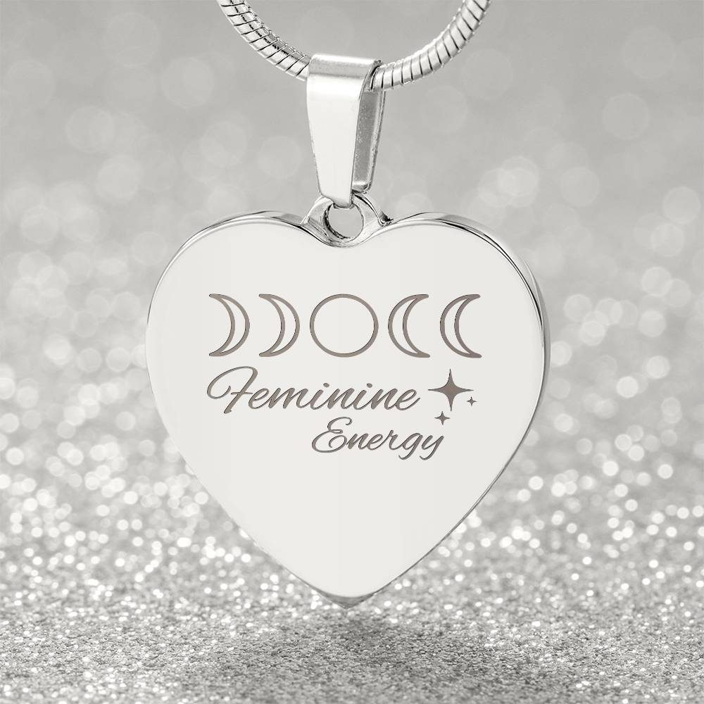 Feminine Energy Heart Necklace