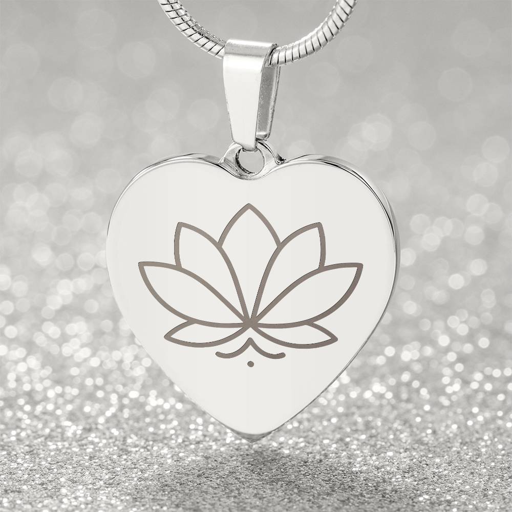 Lotus Heart Necklace