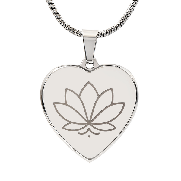 Lotus Heart Necklace