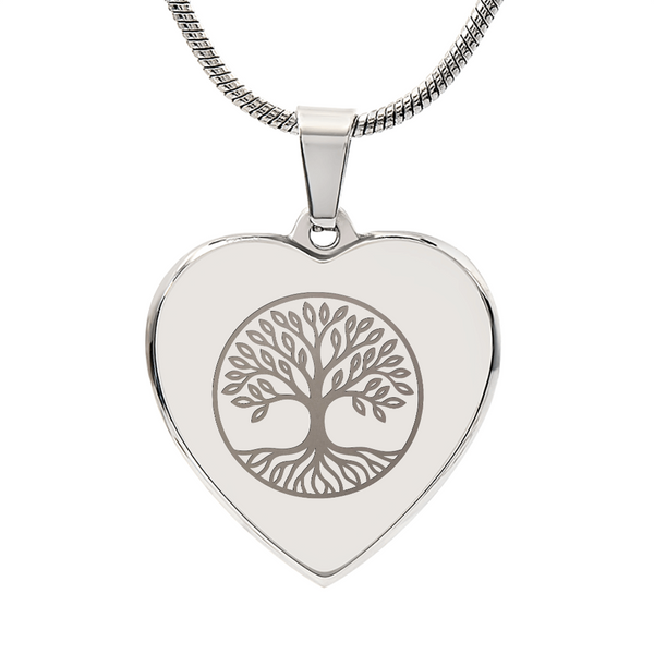 Tree Heart Necklace