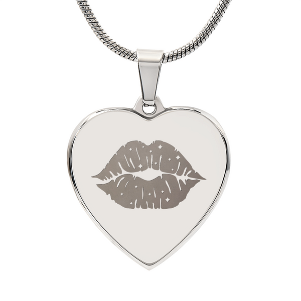 Kiss Heart Necklace