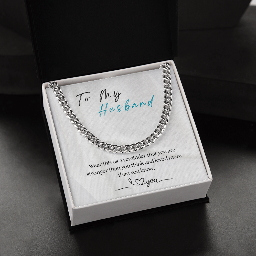For My Husband - Cuban Chain  Gift