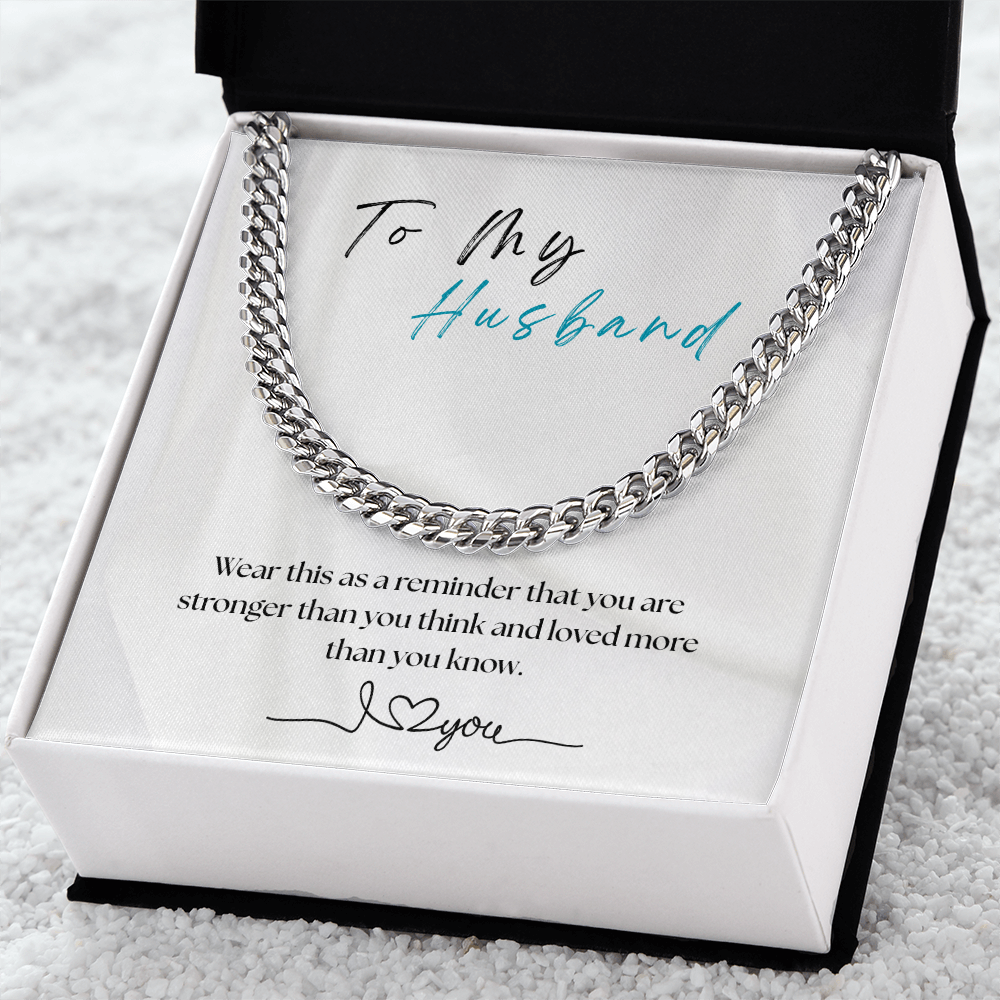 For My Husband - Cuban Chain  Gift