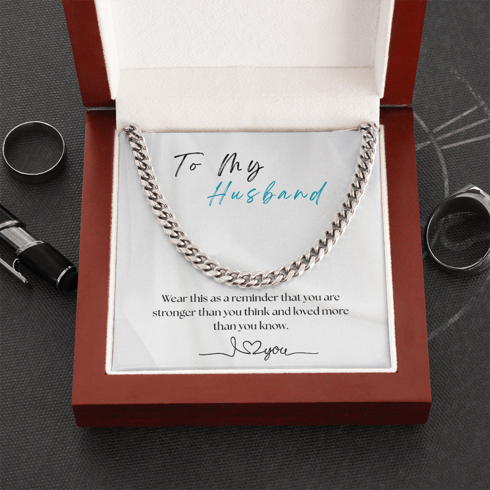 For My Husband - Cuban Chain  Gift