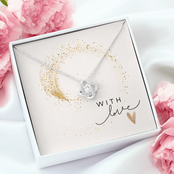 Eternal Orbit  Necklace - 14k White Gold