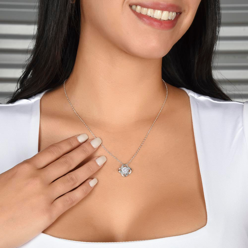 Eternal Orbit  Necklace - 14k White Gold