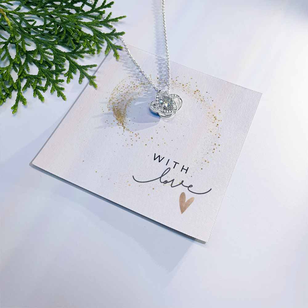 Eternal Orbit  Necklace - 14k White Gold