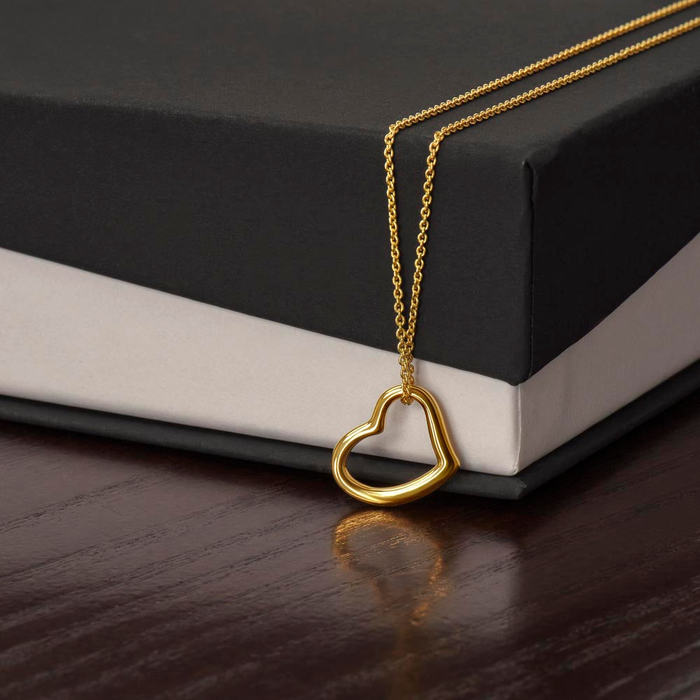 Elegant and Simple Heart Necklace