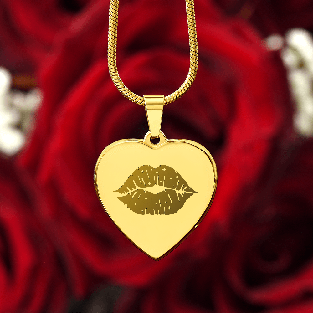 Kiss Heart Necklace