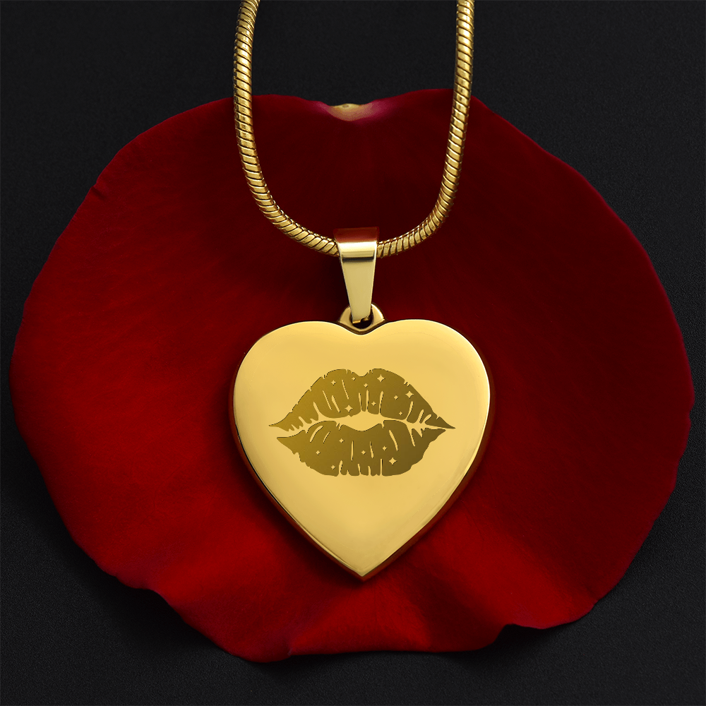 Kiss Heart Necklace