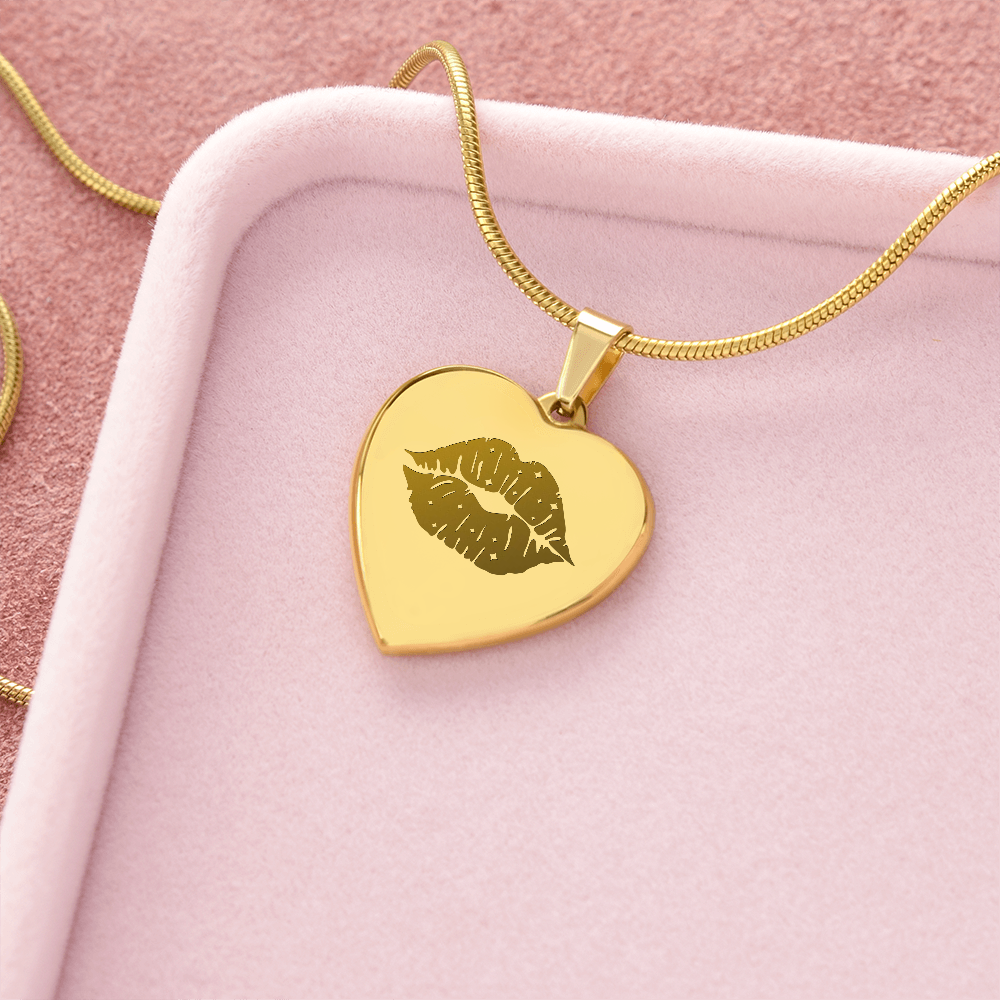 Kiss Heart Necklace