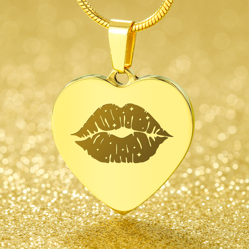 Kiss Heart Necklace