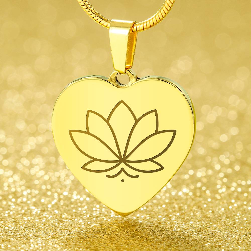 Lotus Heart Necklace