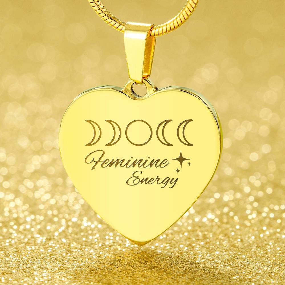 Feminine Energy Heart Necklace