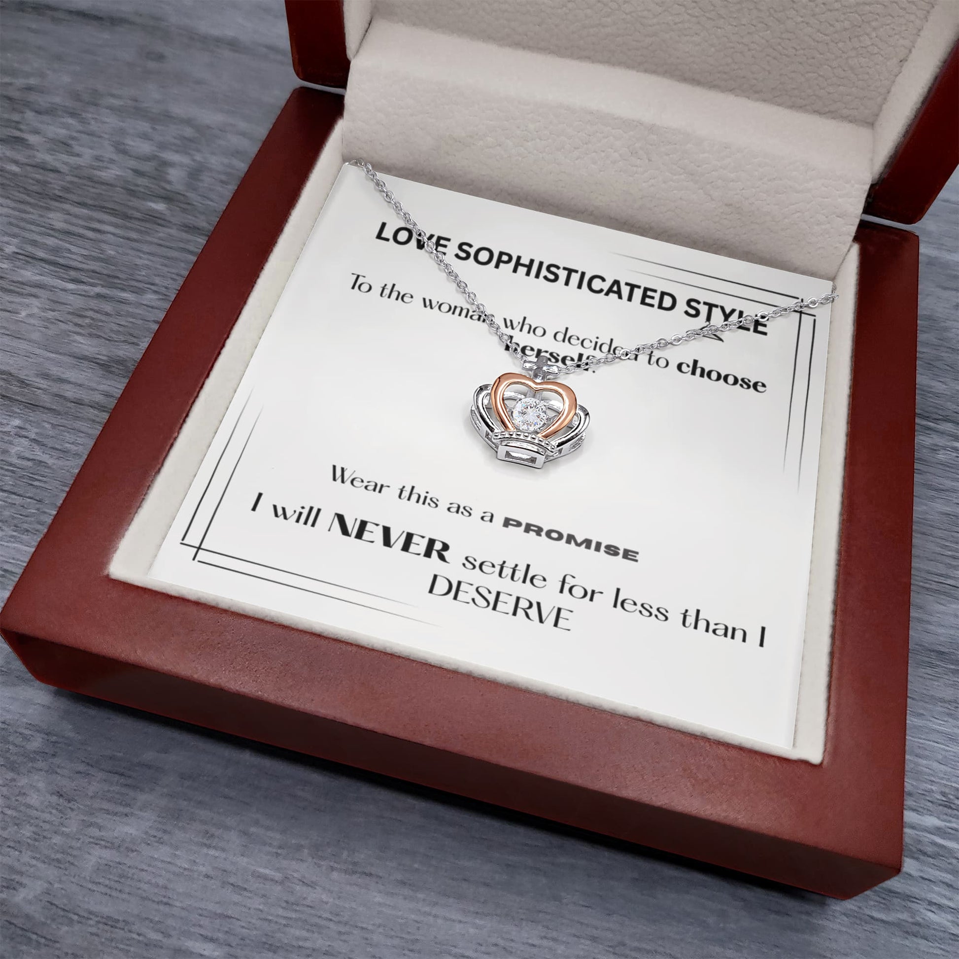 Self Love  Crown Necklace