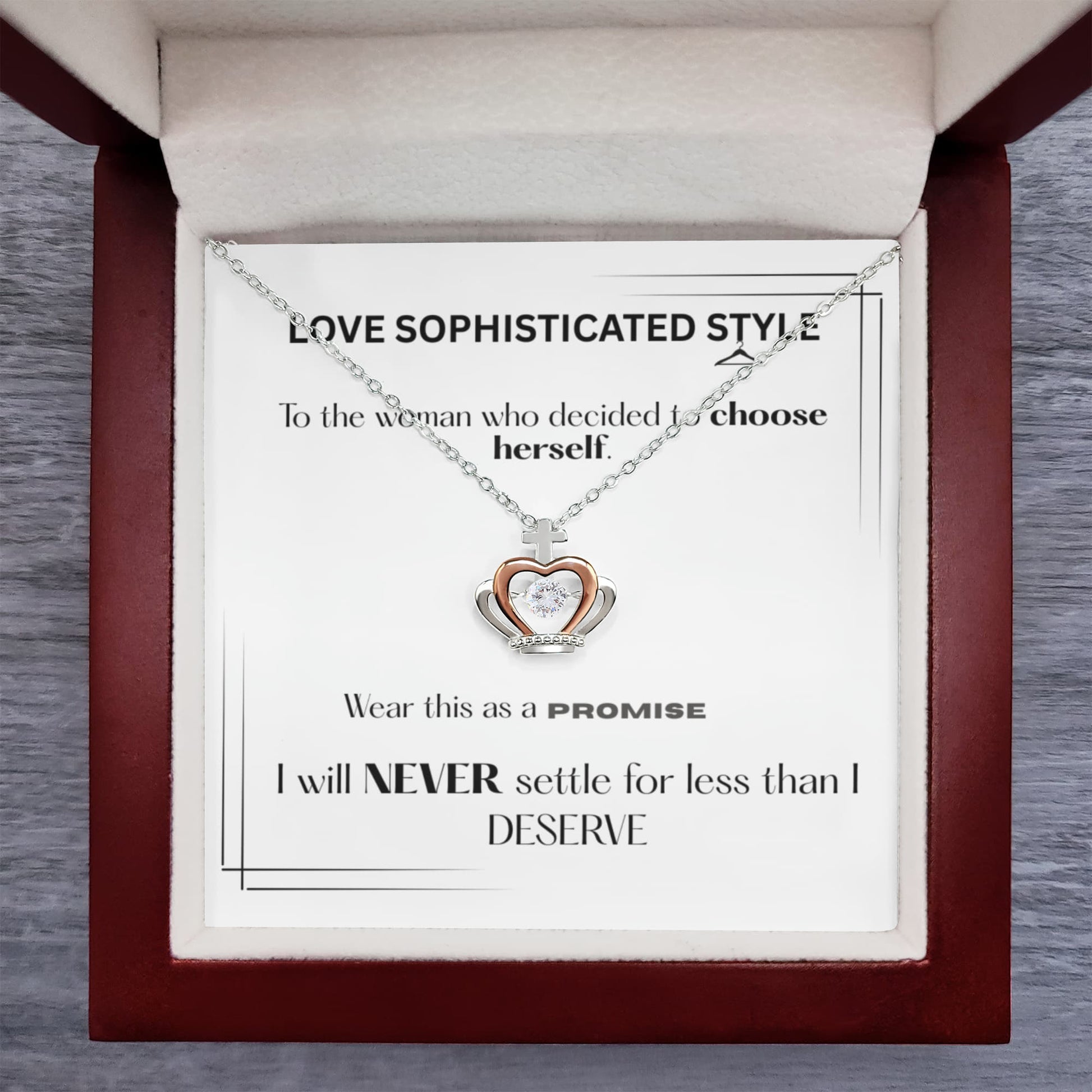 Self Love  Crown Necklace