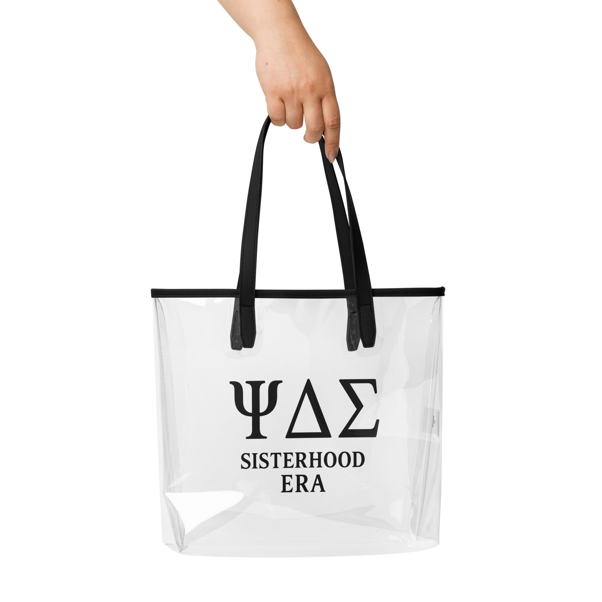 ΨΔΣ Sisterhood Era Clear Tote Bag