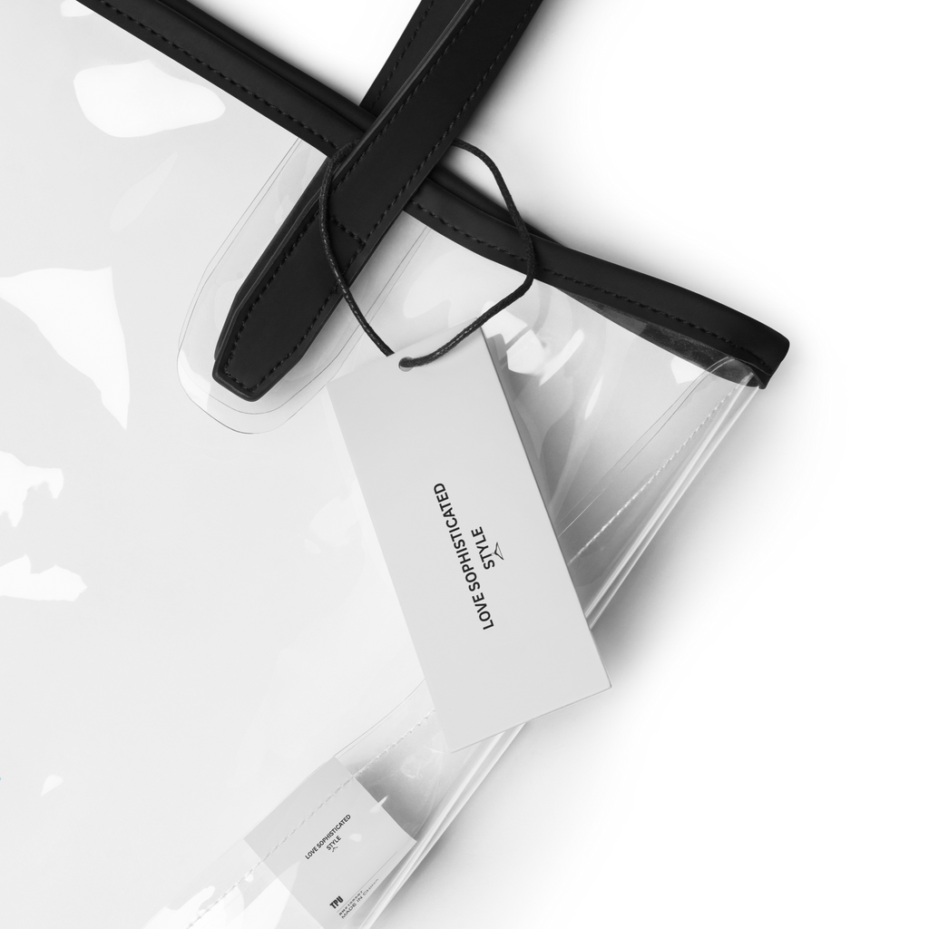 I Tried To Be Good Clear Tote Bag