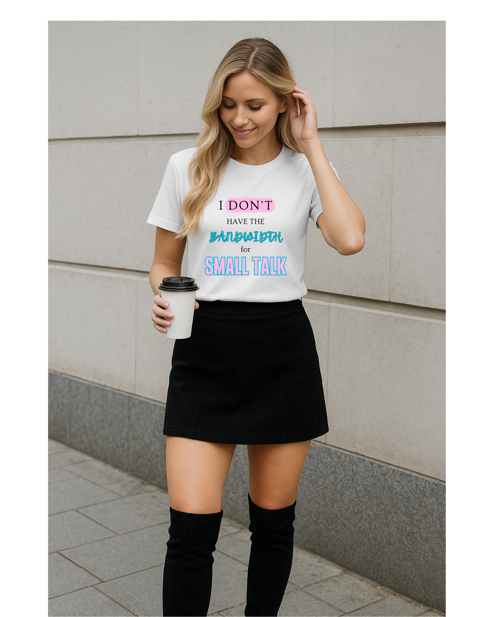 I Don't Have The Bandwidth For Small Talk T-Shirt ❤︎