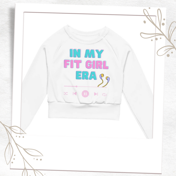 Track - Fit Girl Era Long-Sleeve Crop Top
