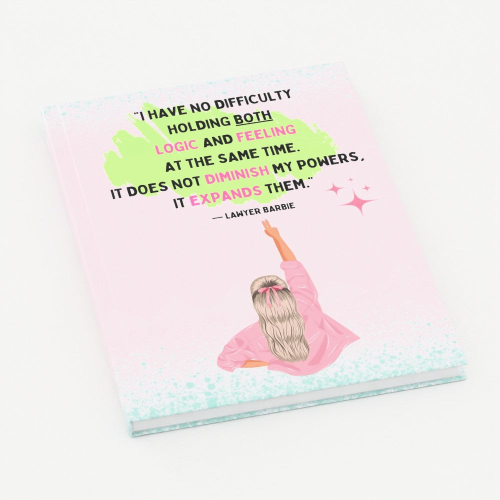 Barbie Inspired Women Empowerment - Hardback Journal