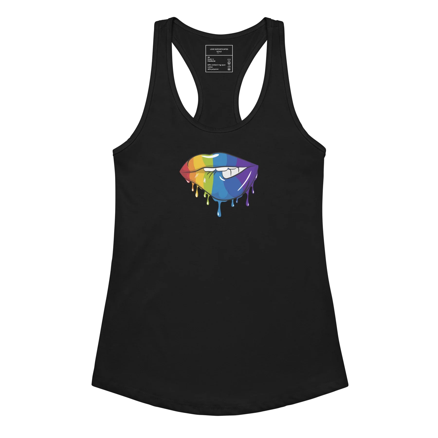 Pride Lips Racerback Tank Top