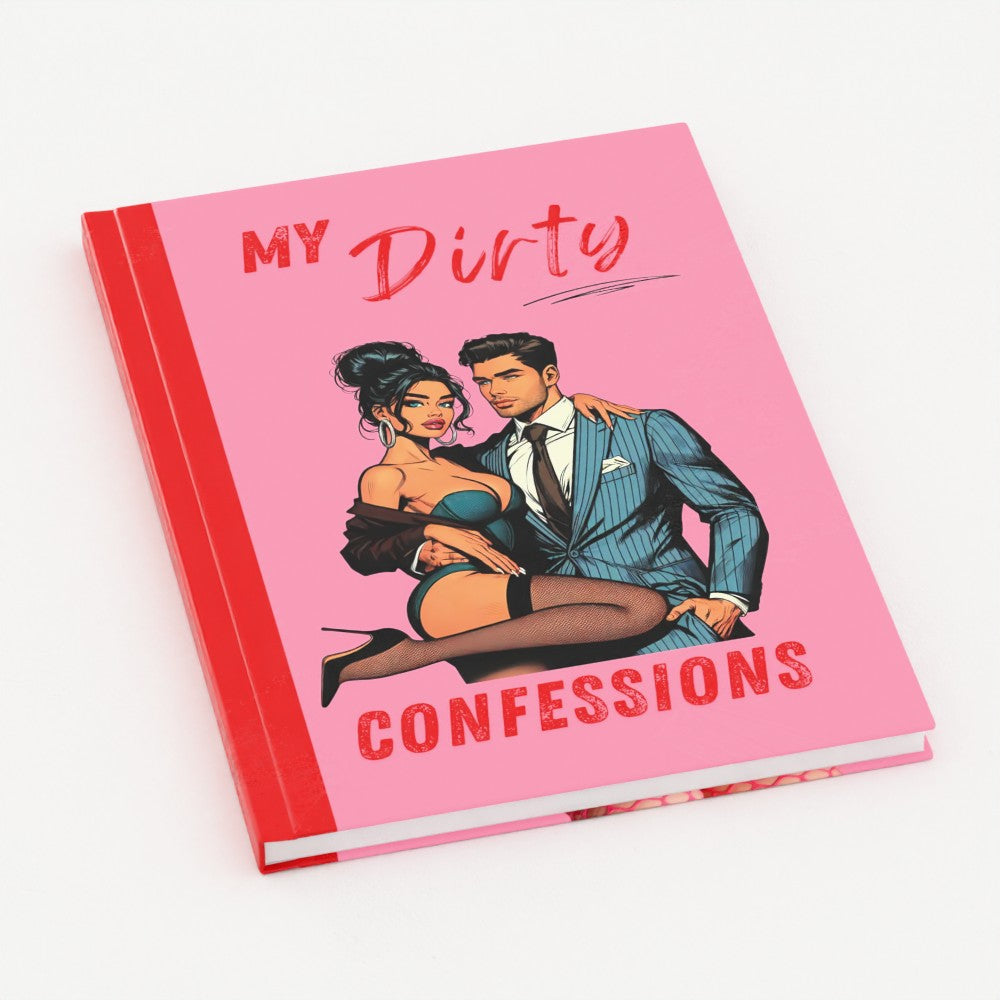 My Dirty Confessions - Sexy Retro Pin-Up - Hardback Journal