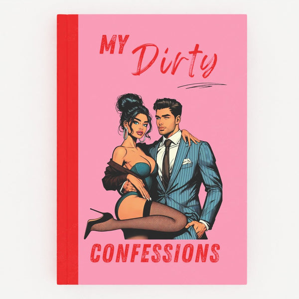 My Dirty Confessions - Sexy Retro Pin-Up - Hardback Journal