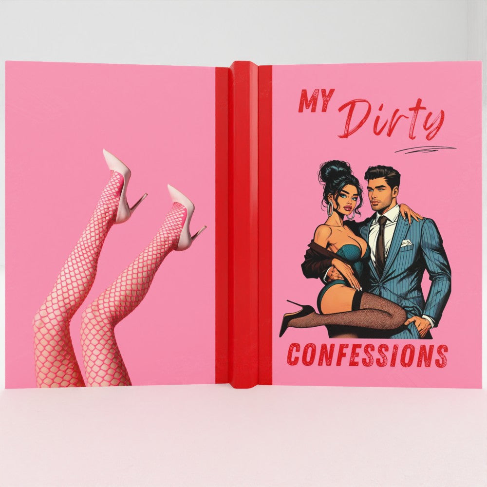 My Dirty Confessions - Sexy Retro Pin-Up - Hardback Journal