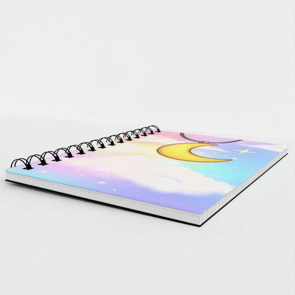Luna Magic Moon Pendant Lined Notebook
