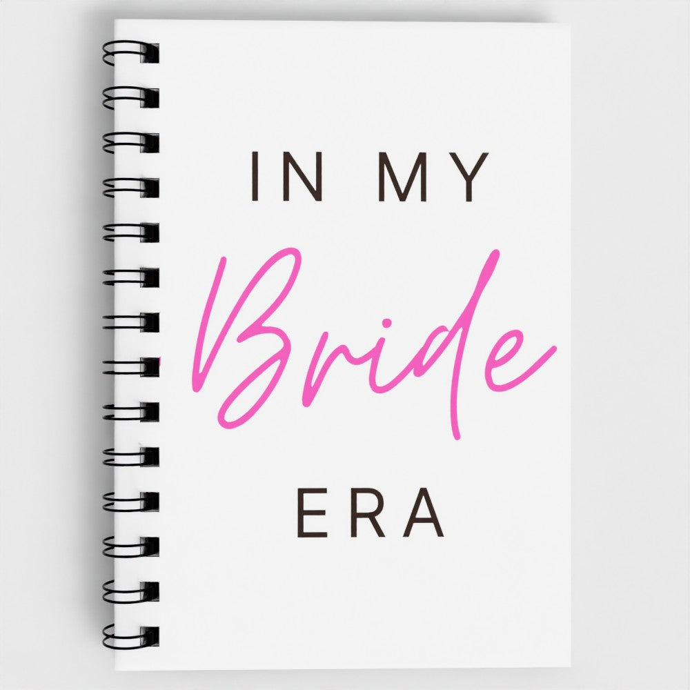 In My Bride Era Spiral Notebook – Wedding Planning Journal for Brides