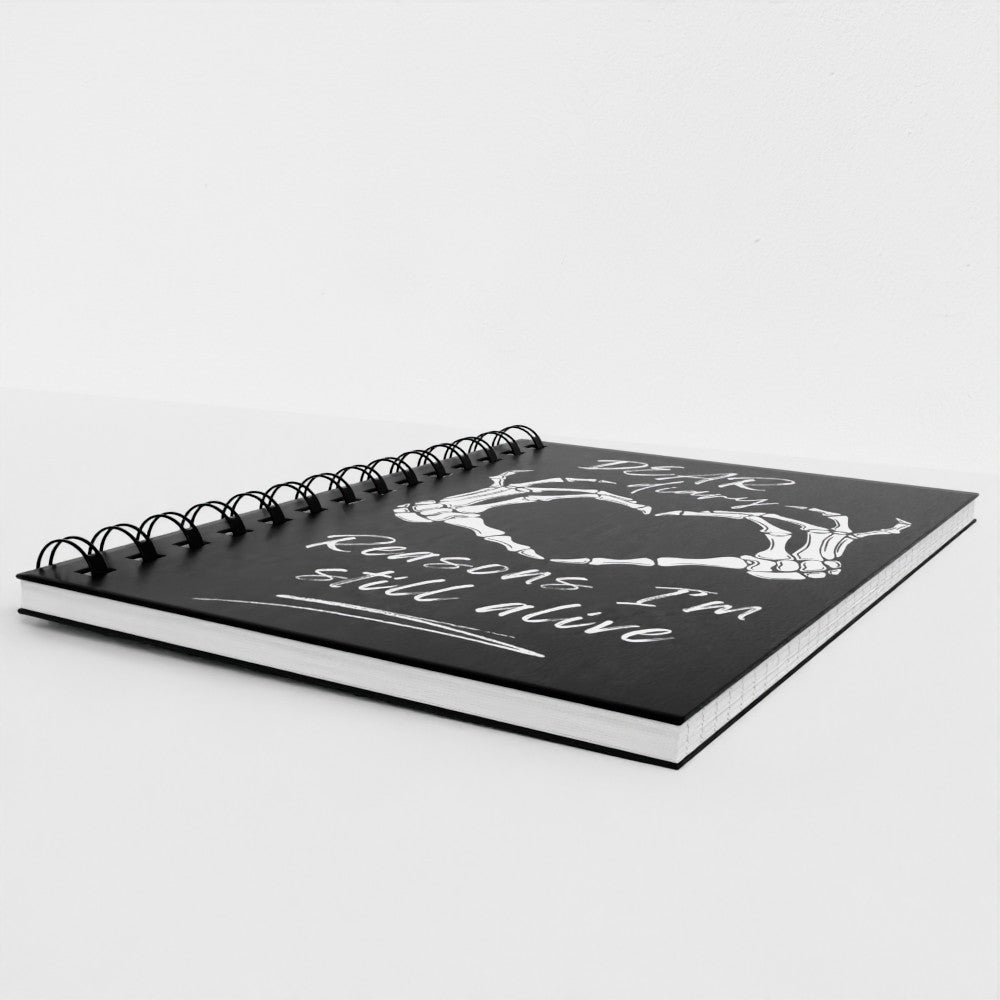 Reasons I’m Still Alive Journal – Dark Humour Self Care Notebook