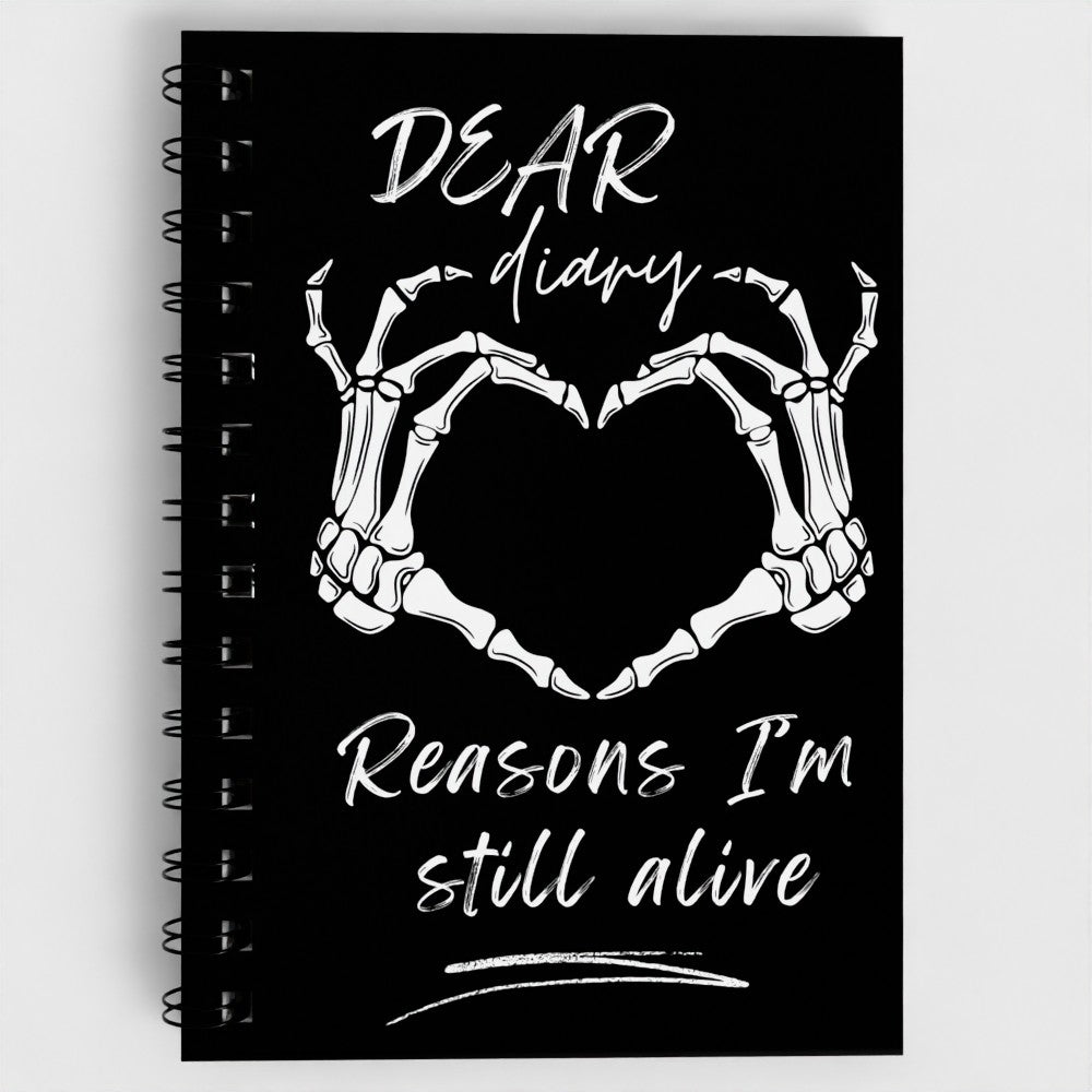 Reasons I’m Still Alive Journal – Dark Humour Self Care Notebook