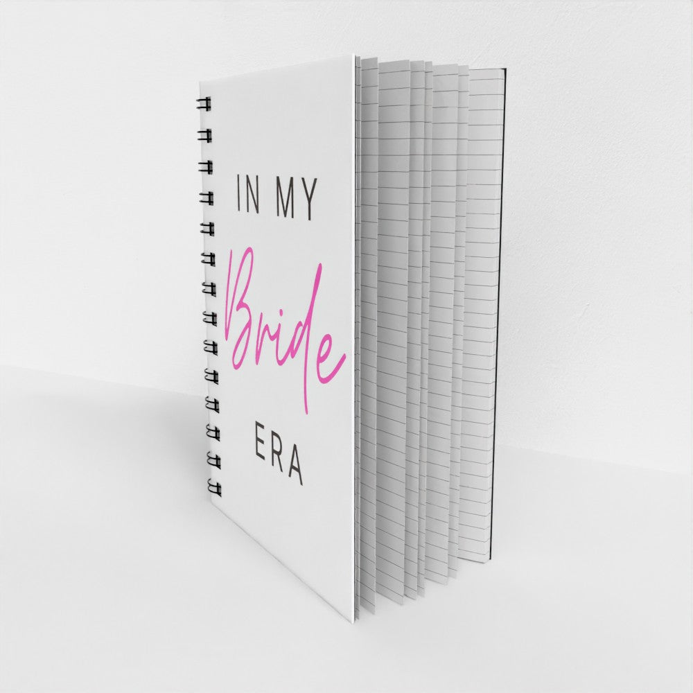In My Bride Era Spiral Notebook – Wedding Planning Journal for Brides