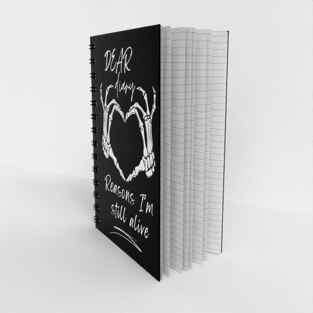 Reasons I’m Still Alive Journal – Dark Humour Self Care Notebook