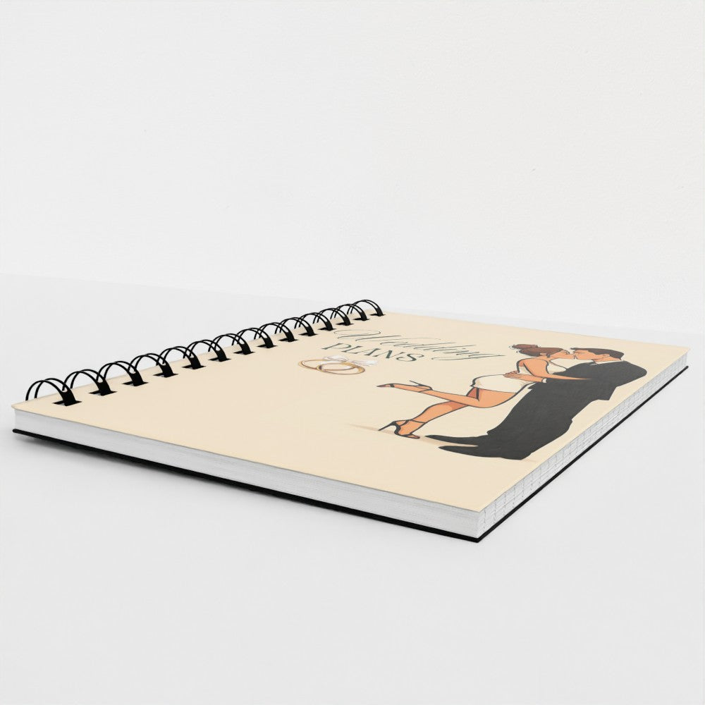 Wedding Plans Spiral Notebook – Bride To Be Wedding Planning Journal