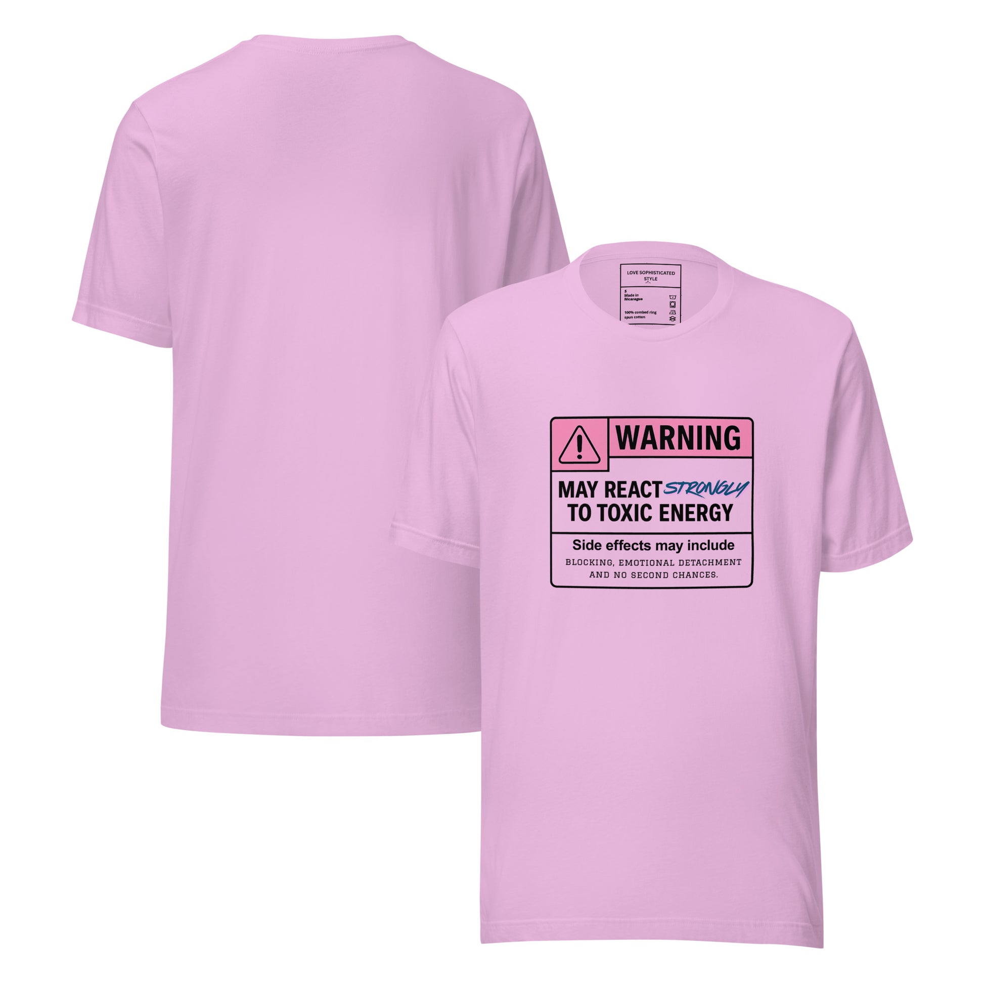 Warning - May React To Toxic Energy T-Shirt