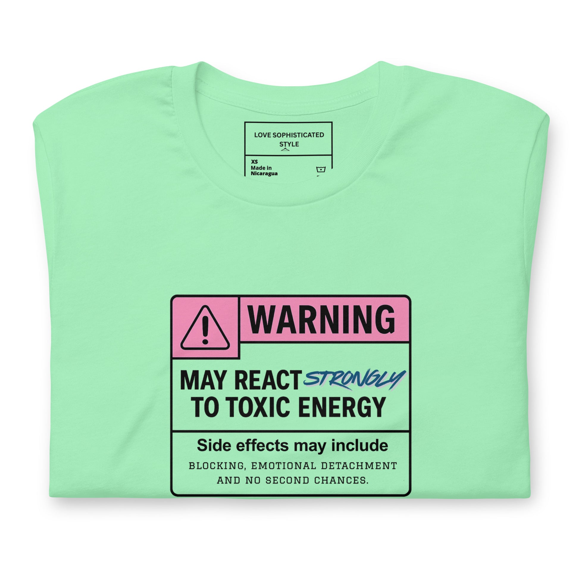 Warning - May React To Toxic Energy T-Shirt