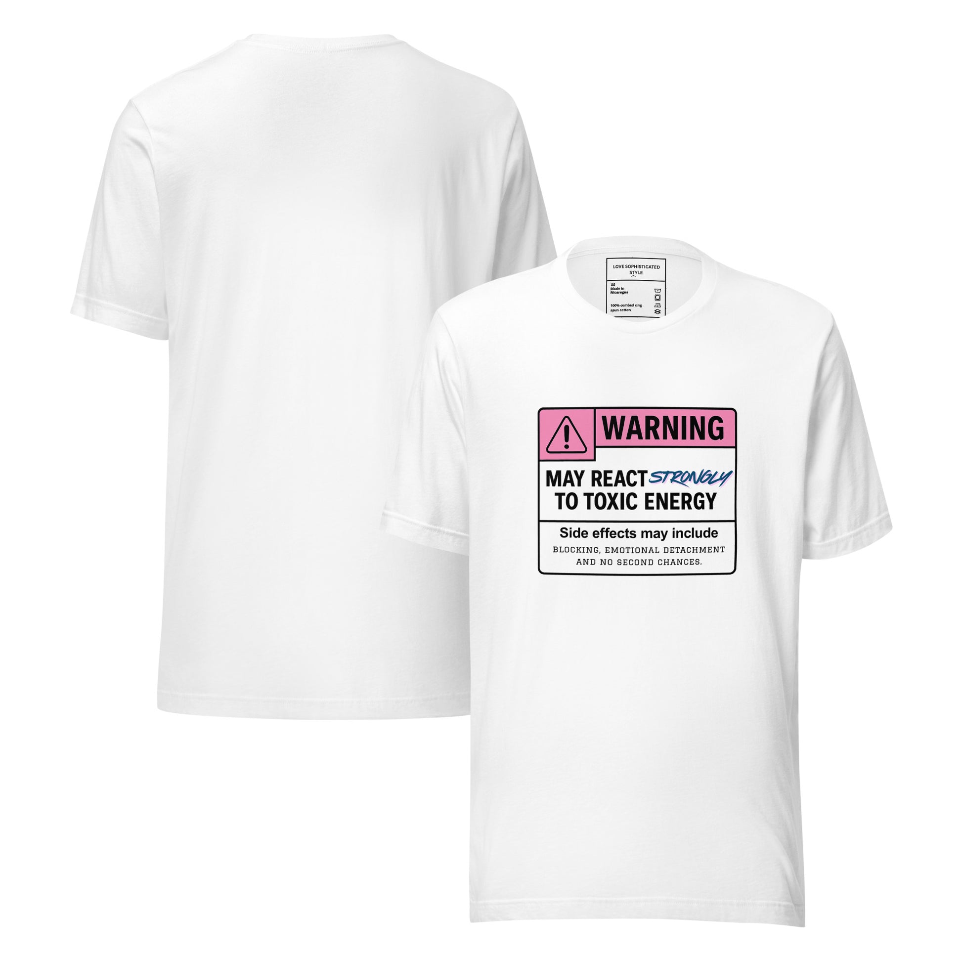 Warning - May React To Toxic Energy T-Shirt