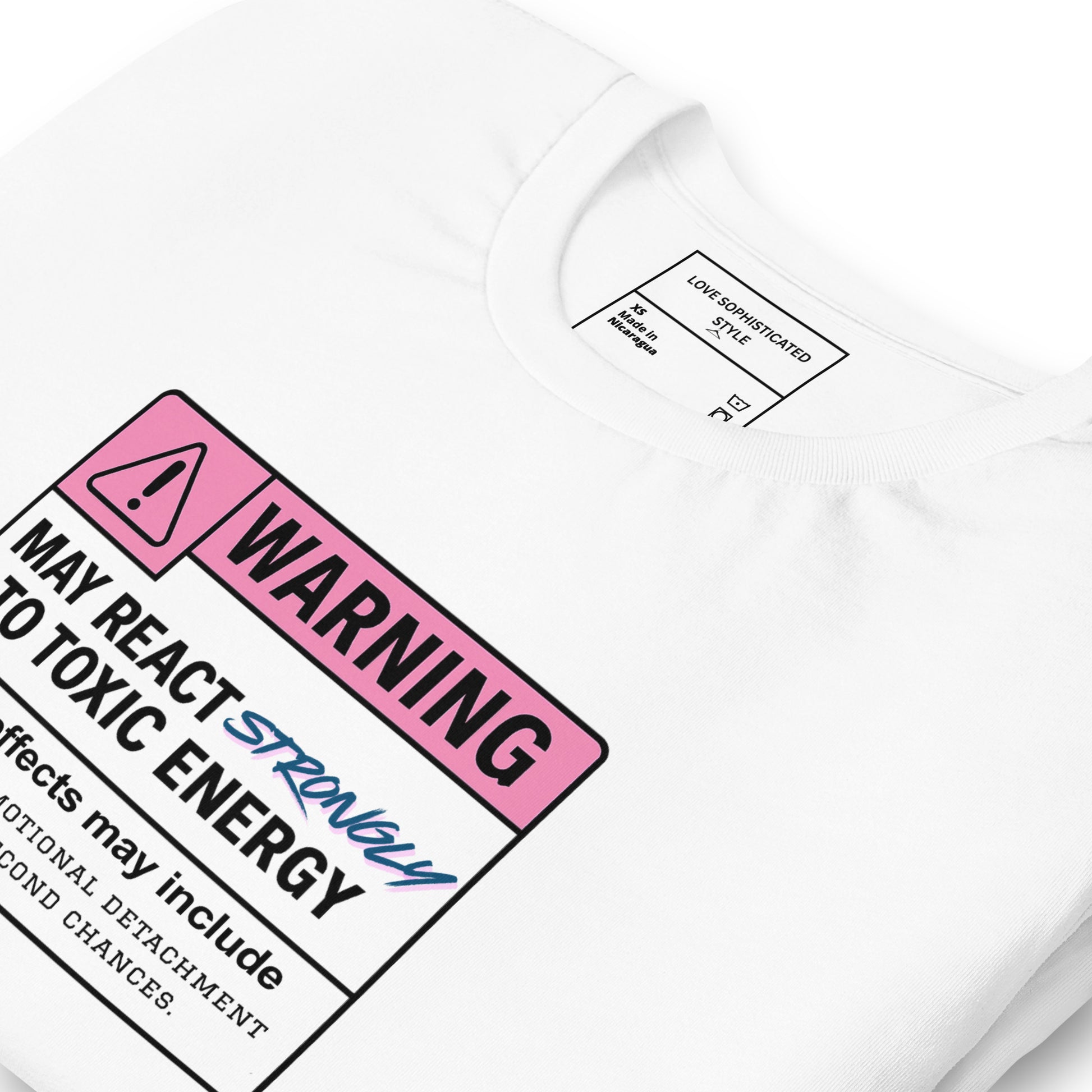 Warning - May React To Toxic Energy T-Shirt