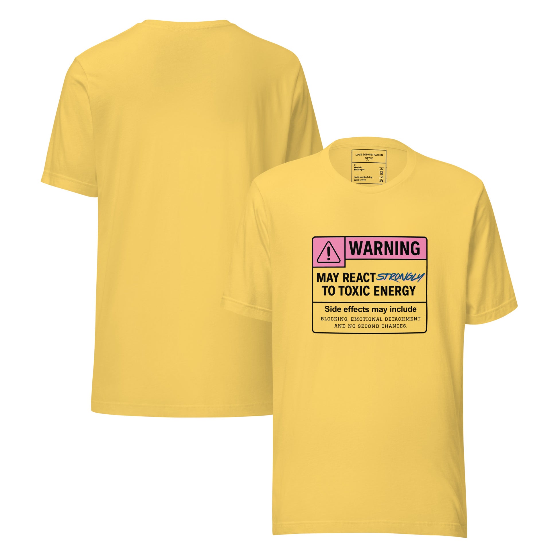 Warning - May React To Toxic Energy T-Shirt