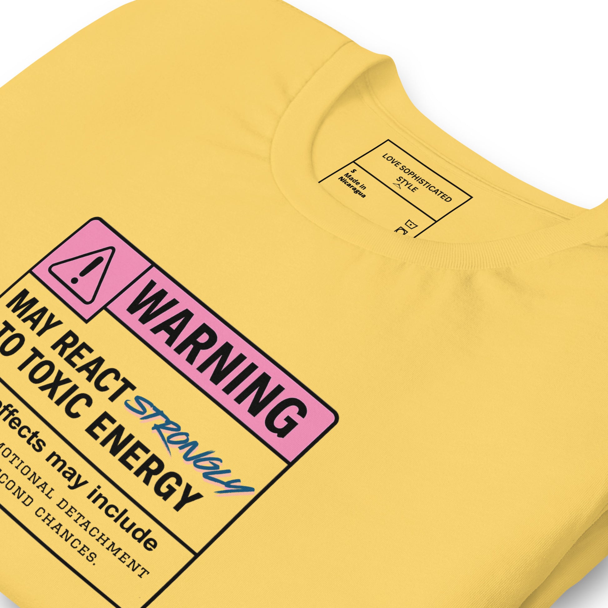 Warning - May React To Toxic Energy T-Shirt