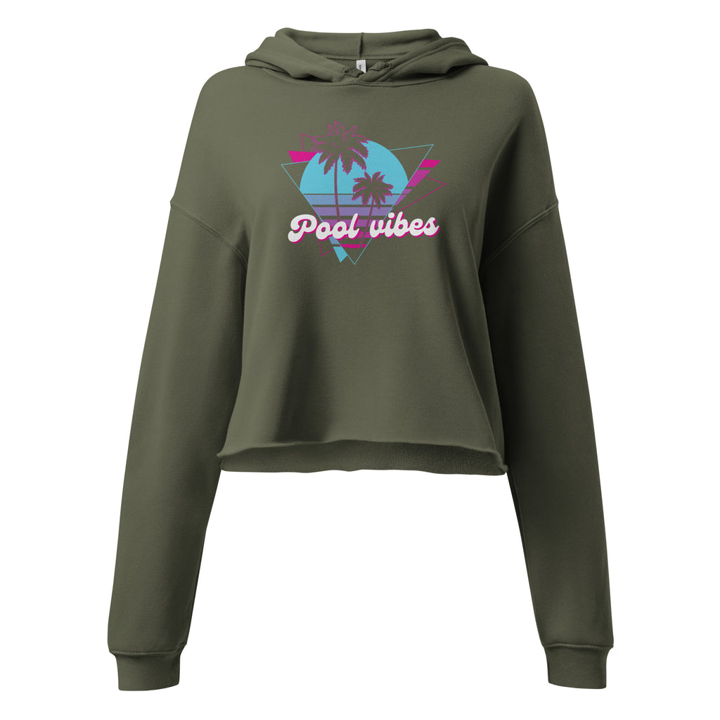Pool Vibes Cropped Hoodie