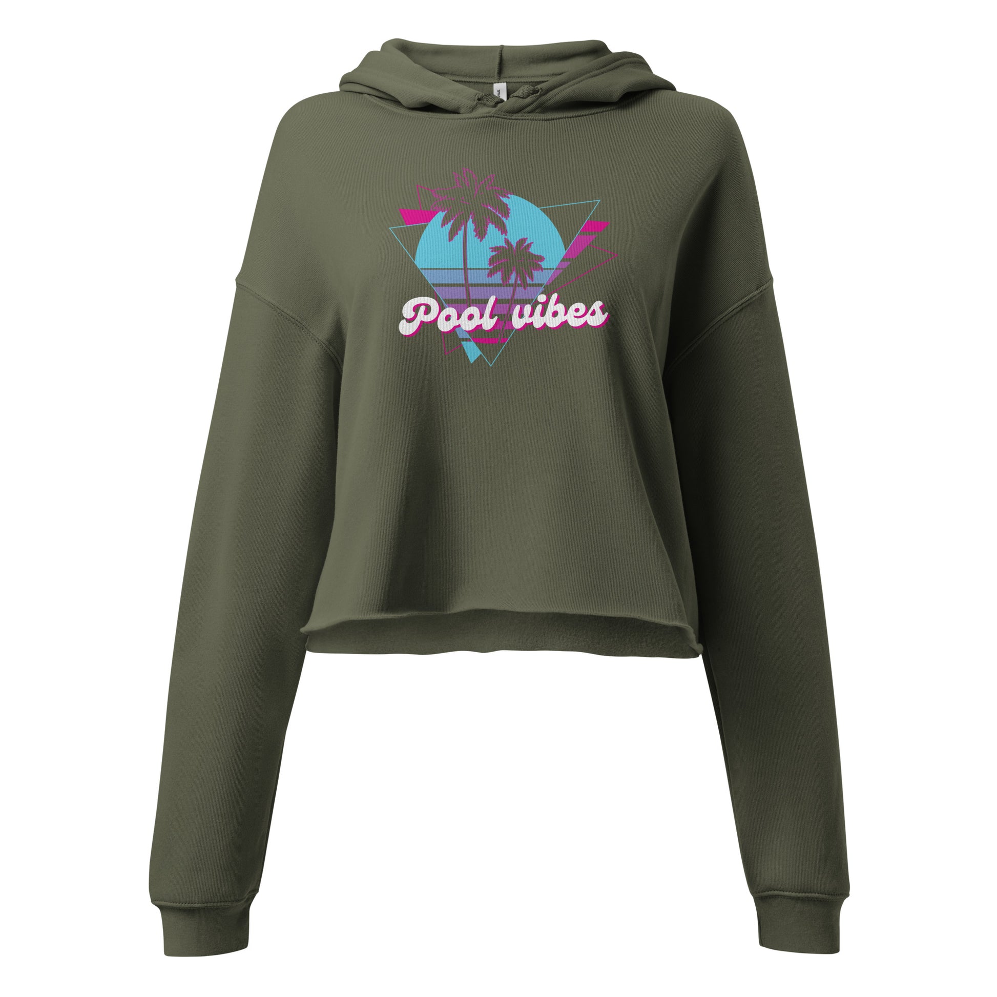 Pool Vibes Cropped Hoodie