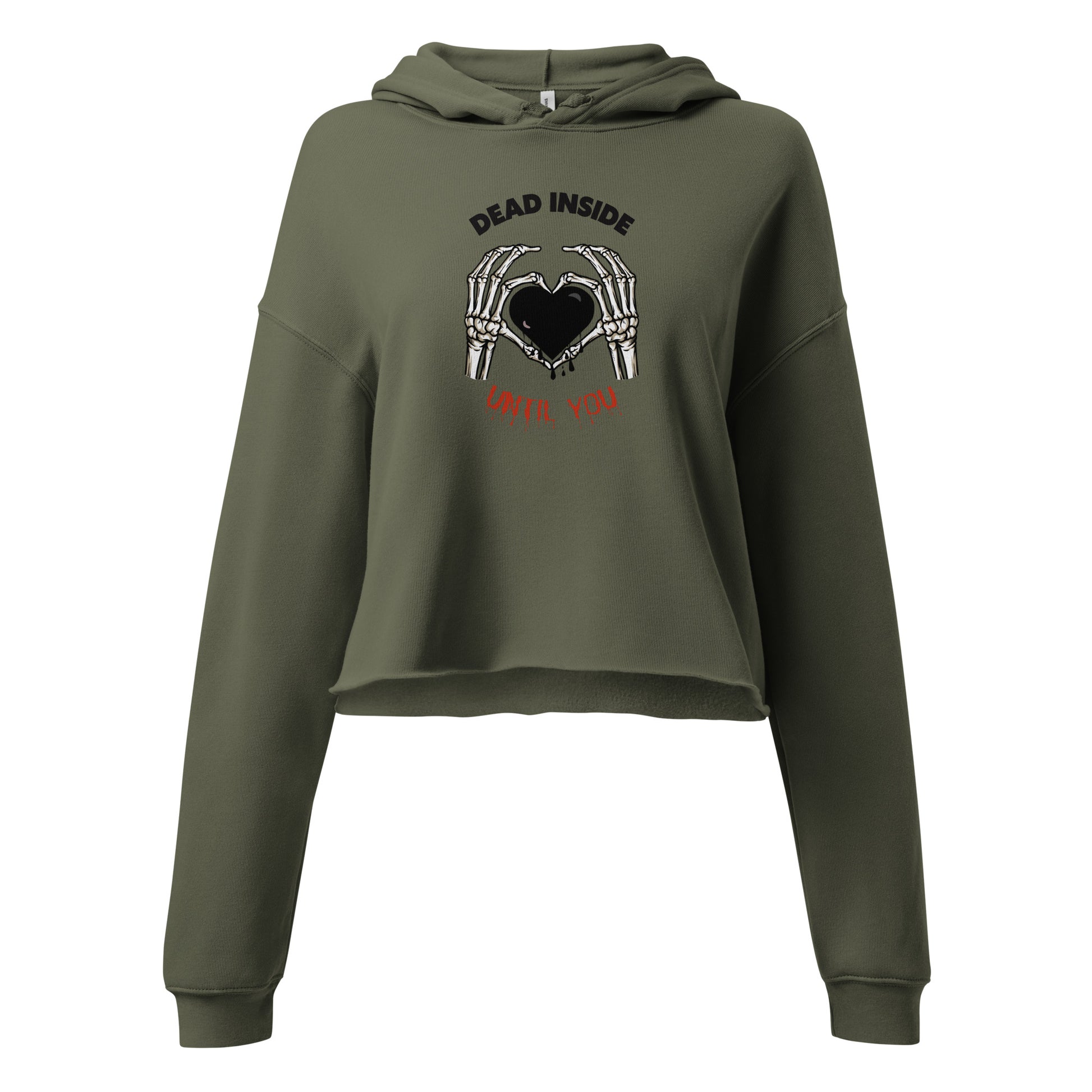 Dead Inside Until You - Cropped Hoodie